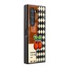 Cherry Checkers Samsung Z Fold Glass Case