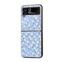 Little Daisies Samsung Z Flip Glass Case