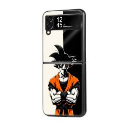 Son Goku Samsung Z Flip Glass Case