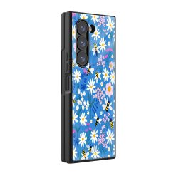 Buzzing Garden Samsung Z Fold Glass Case