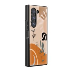 Line Art Samsung Z Fold Glass Case