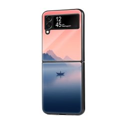 Lake Solitude Samsung Z Flip Glass Case