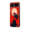 Silhouette Superman Samsung Z Flip Glass Case