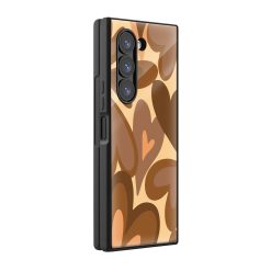 Brownie Heart Samsung Z Fold Glass Case