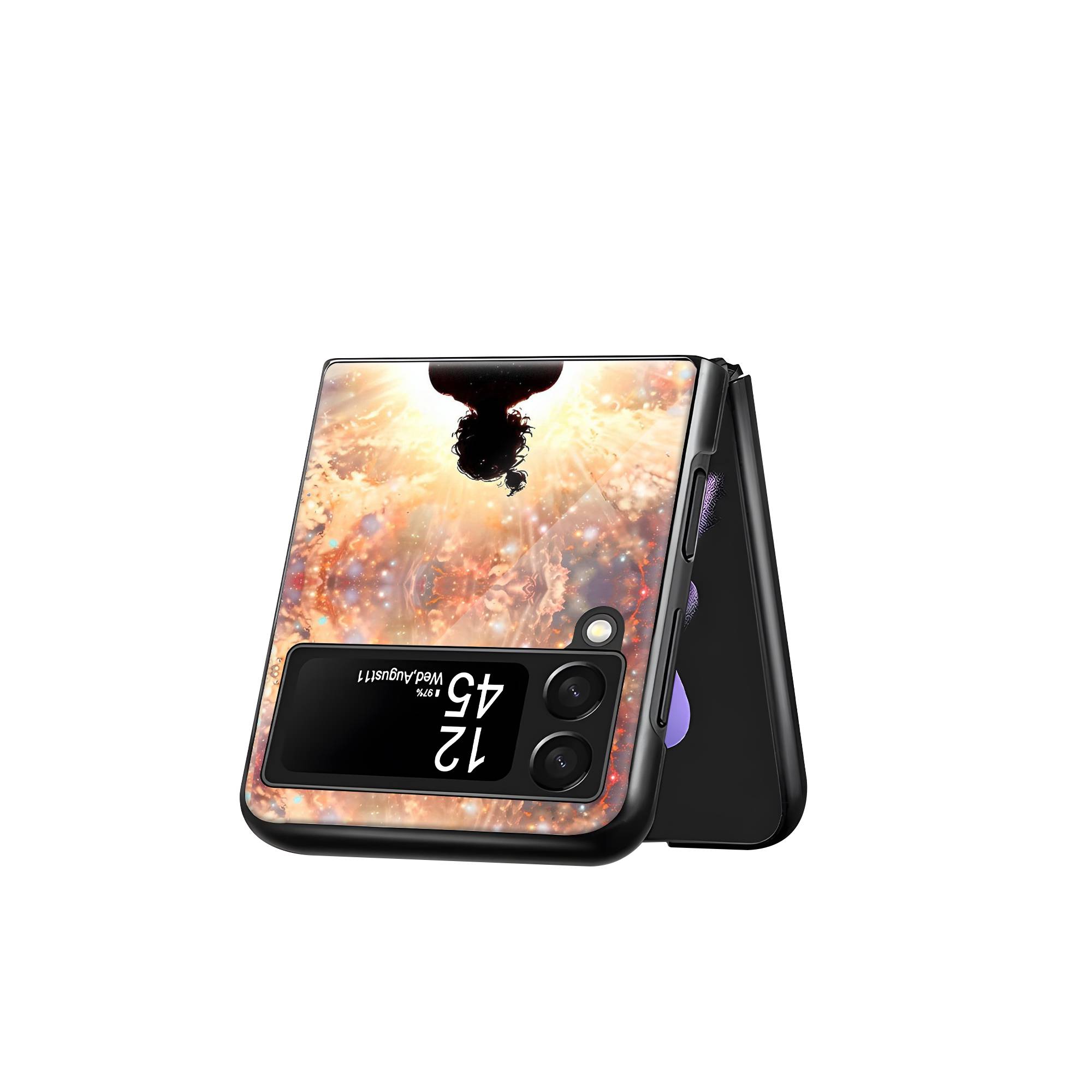 Krishna Art Samsung Z Flip Glass Case - Image 3