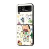 Shinchan Crayon Samsung Z Flip Glass Case