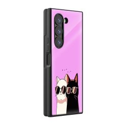 Kawali Cat Samsung Z Fold Glass Case