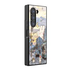 Kawaii City Samsung Z Fold Glass Case