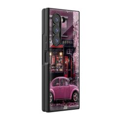 Books Shop Samsung Z Fold Glass Case
