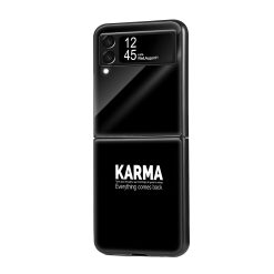 Karma Samsung Z Flip Glass Case