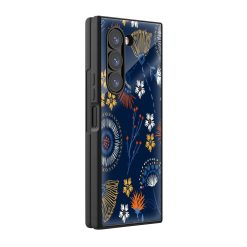 Bohemian Bloom Samsung Z Fold Glass Case