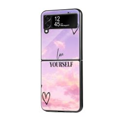 Self Love Samsung Z Flip Glass Case