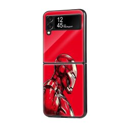 Iron man Samsung Z Flip Glass Case