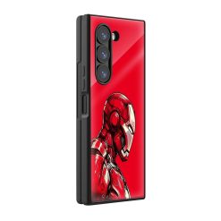Iron Man Samsung Z Fold Glass Case