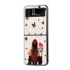 Roses and Wings Samsung Z Flip Glass Case