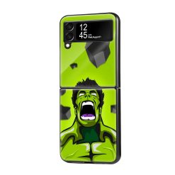 Hulk Samsung Z Flip Glass Case