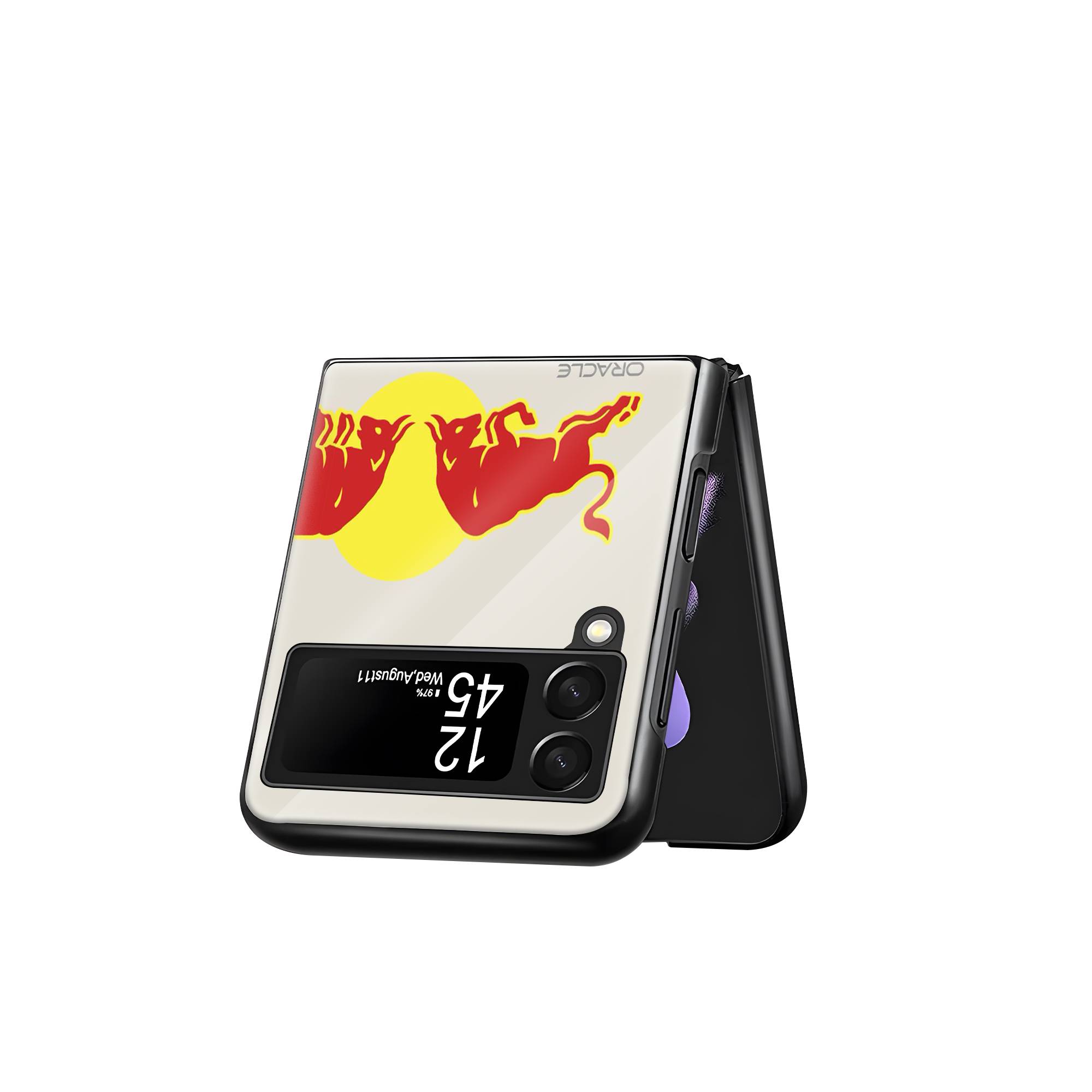 Racing Bulls Samsung Z Flip Glass Case - Image 3