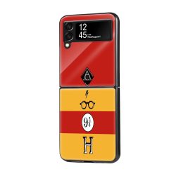Harry Potter Samsung Z Flip Glass Case