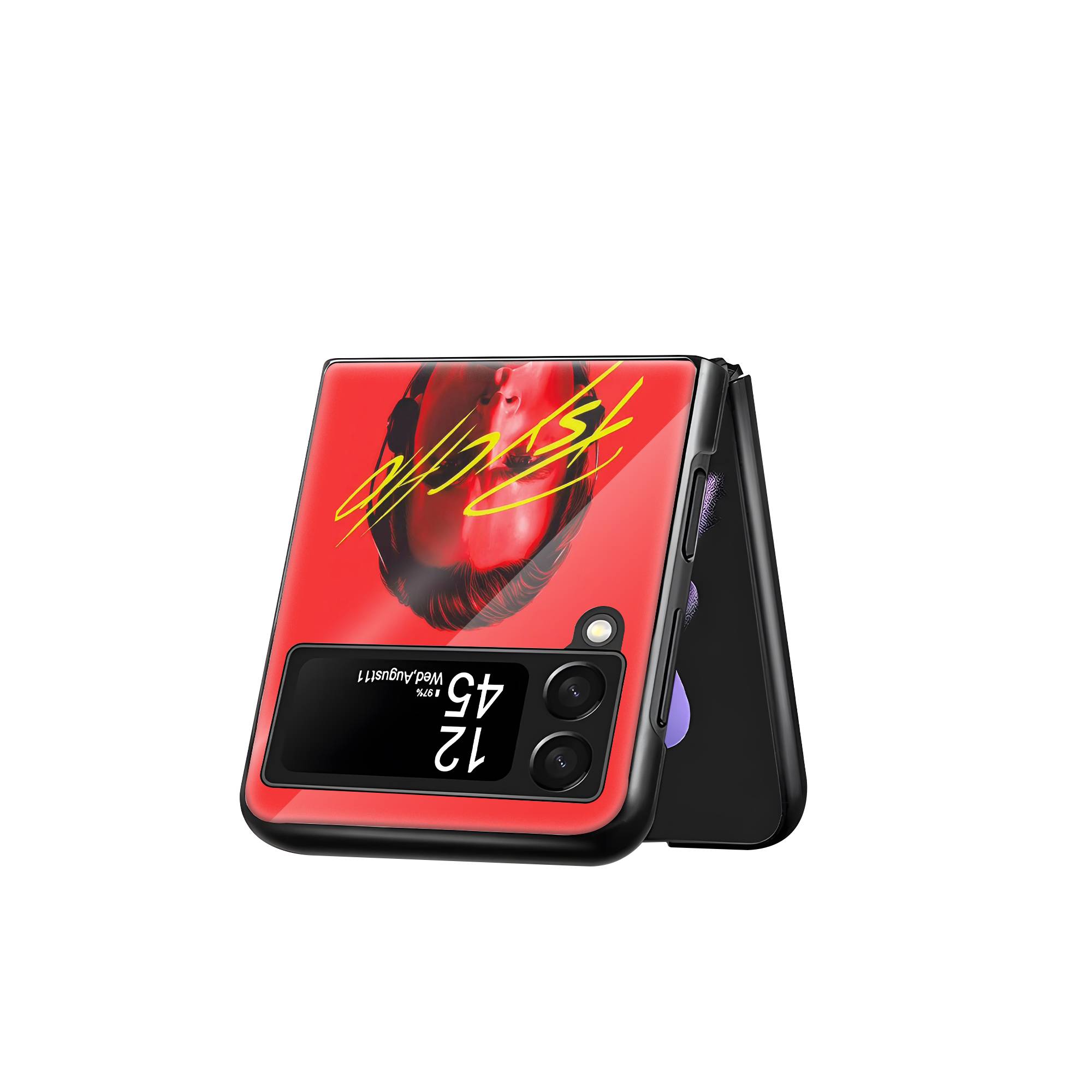 Psycho Samsung Z Flip Glass Case - Image 3