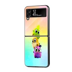 Baby Birds Samsung Z Flip Glass Case