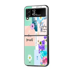 Growth Collage Samsung Z Flip Glass Case