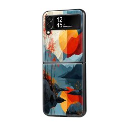 Autumn Mountain Samsung Z Flip Glass Case