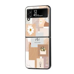 Positive Vibes Samsung Z Flip Glass Case