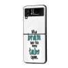 Positive Thoughts Samsung Z Flip Glass Case