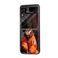 Goku Samsung Z Flip Glass Case