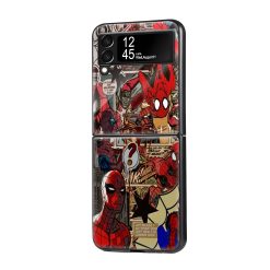 Amazing Spider Man Samsung Z Flip Glass Case