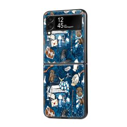 Aesthetic Harry Samsung Z Flip Glass Case