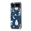 Polar Bear Samsung Z Flip Glass Case