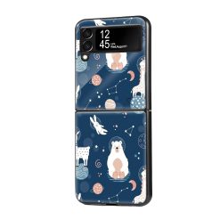 Polar Bear Samsung Z Flip Glass Case