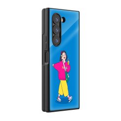 Giggle Gal Samsung Z Fold Glass Case