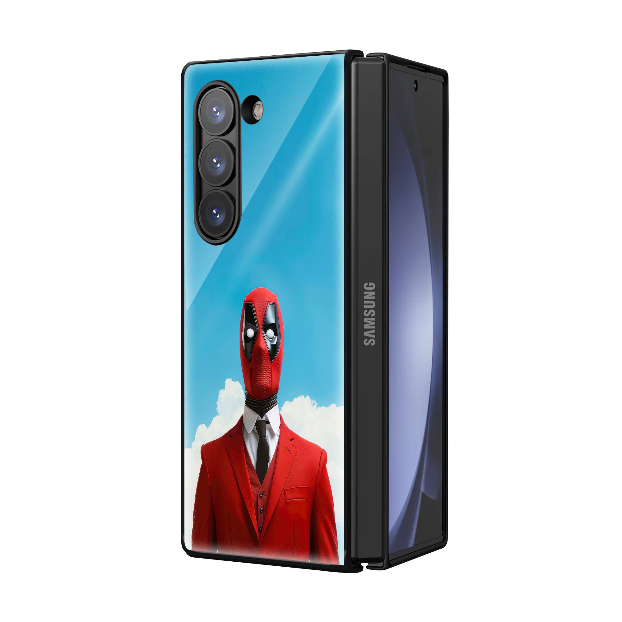 Gentleman Samsung Z Fold Glass Case - Image 2