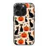 Halloween Cat Glass Case
