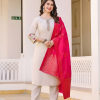 Light Neutral Premium Embroidered Suit Set