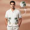 Tropical Oasis Embroidered Shirts