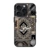 Black & Gold Patchwork Glass Case