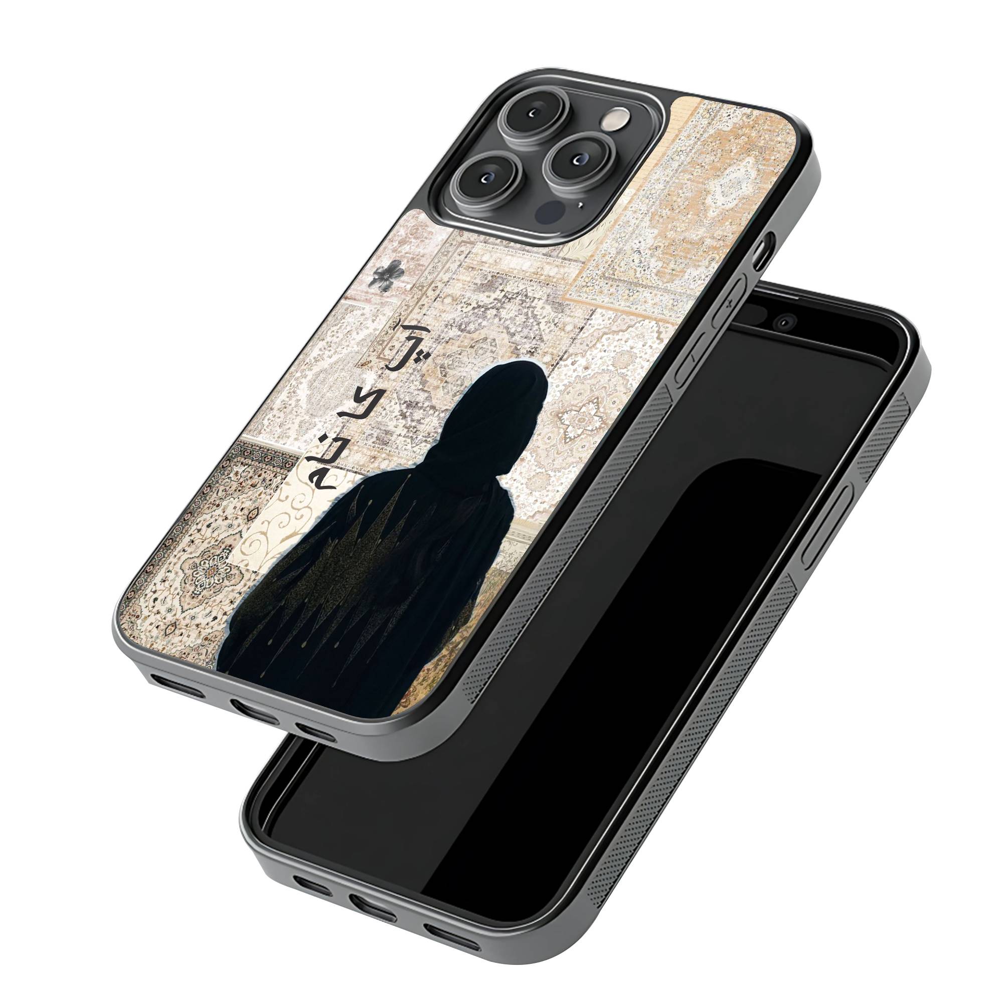 Silhouette Collage Glass Name Case - Image 3