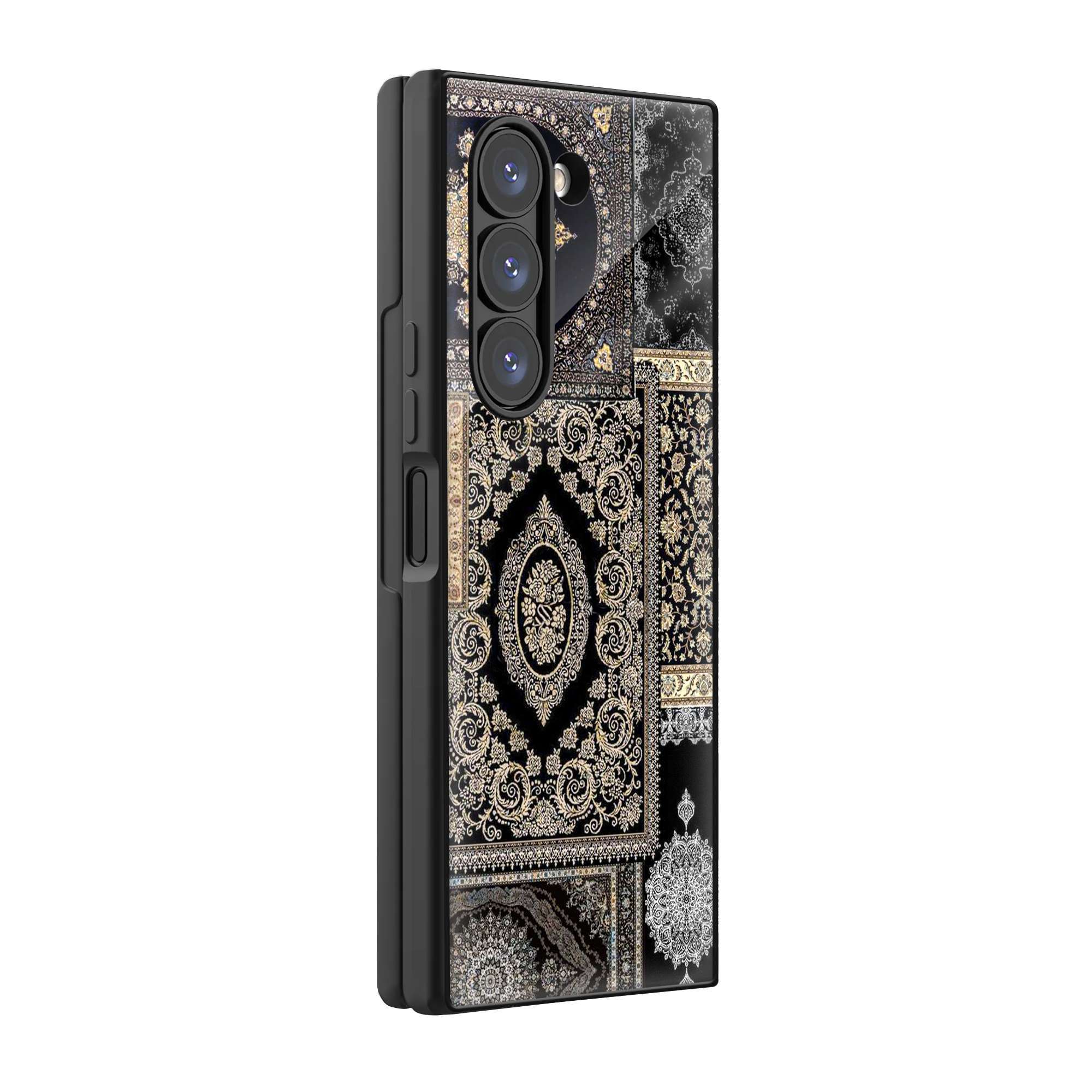 Vintage Carpet Samsung Z Fold Glass Case
