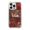 Red Manshaa Patchwork Clear Case