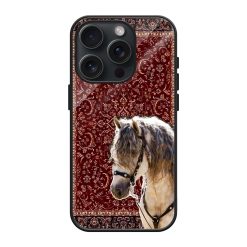 Single Horse Rug Glass Case
