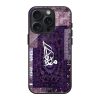 Mubarak Purple Patchwork Glass Case