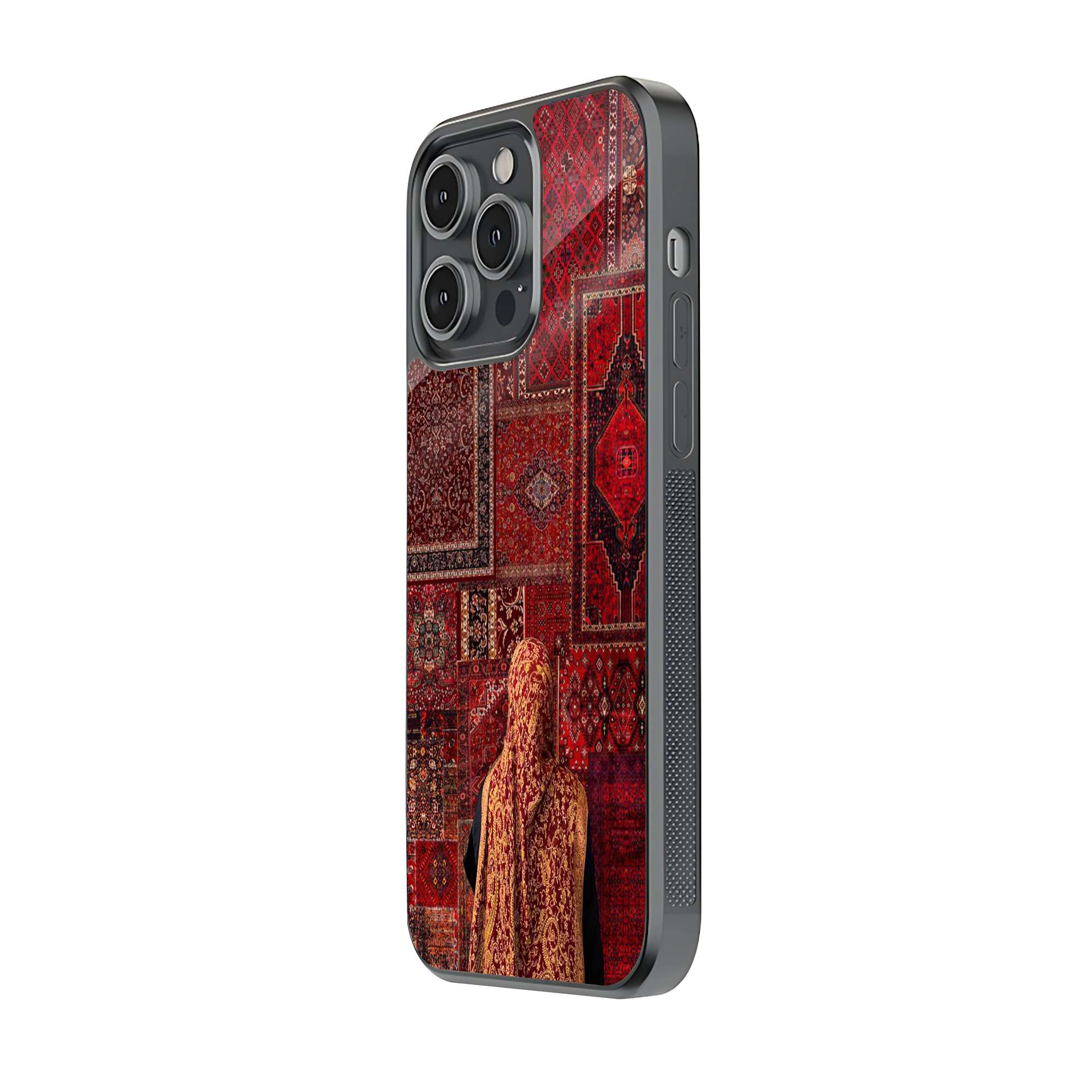 Red Velvet Bloom Glass Case - Image 2