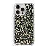 Gold Abstract Pattern Clear Case