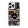 Black & Gold Patchwork Clear Case