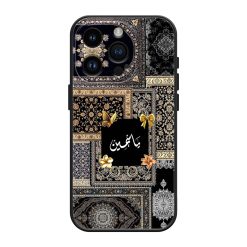Black & Gold Patchwork Silicone Case