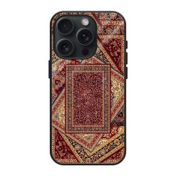 Islamic Red Carpet Glass Case