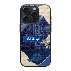 Blue Sapphire Moon Glass Name Case